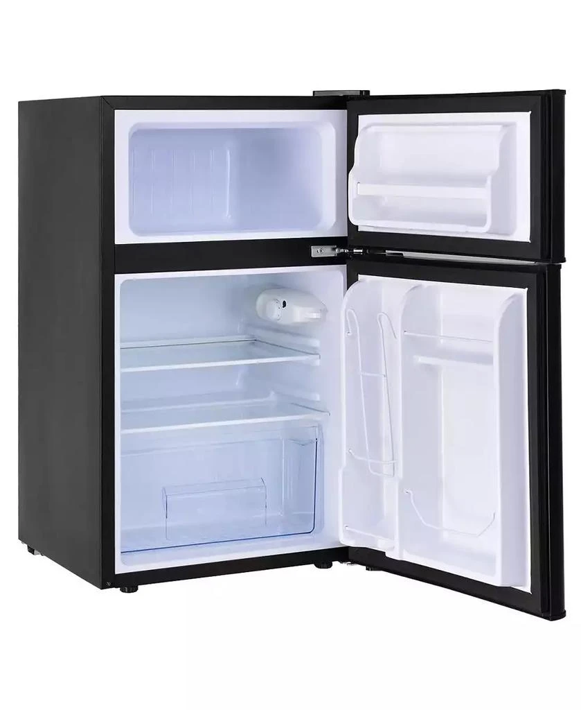 SUGIFT 3.2 cu ft Compact Stainless Steel Refrigerator 4