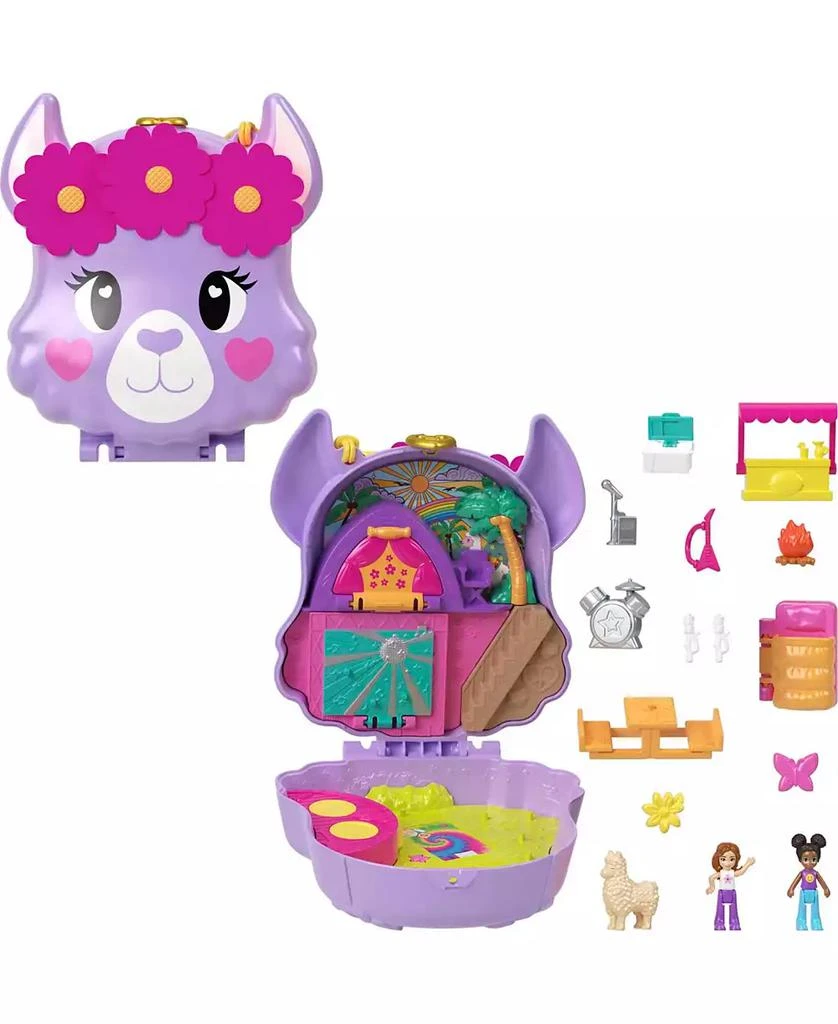 Polly Pocket Camp Adventure Llama Compact 1