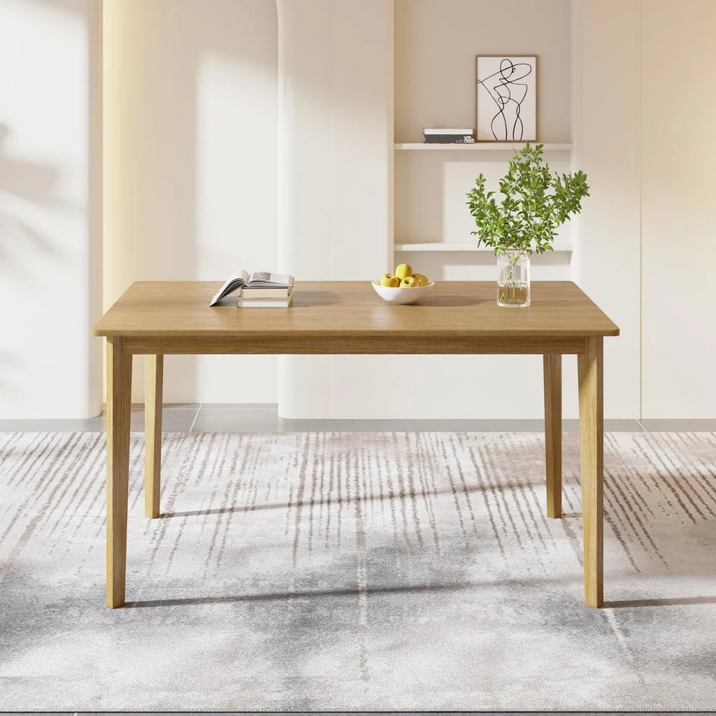 Streamdale Furniture Streamdale Scandinavian Simple Wind Dining Table (Original Wood)