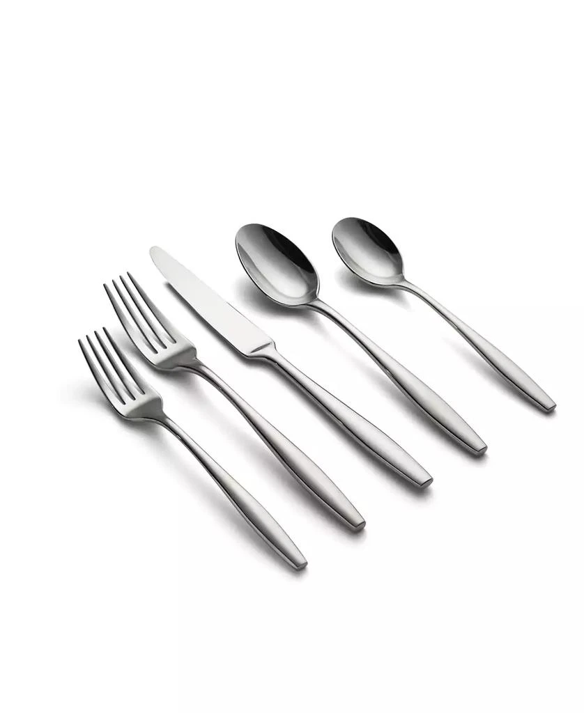 Cambridge Silversmiths Katerina Mirror 20 Piece 18/10 Stainless Steel Flatware Set, Service for 4 3