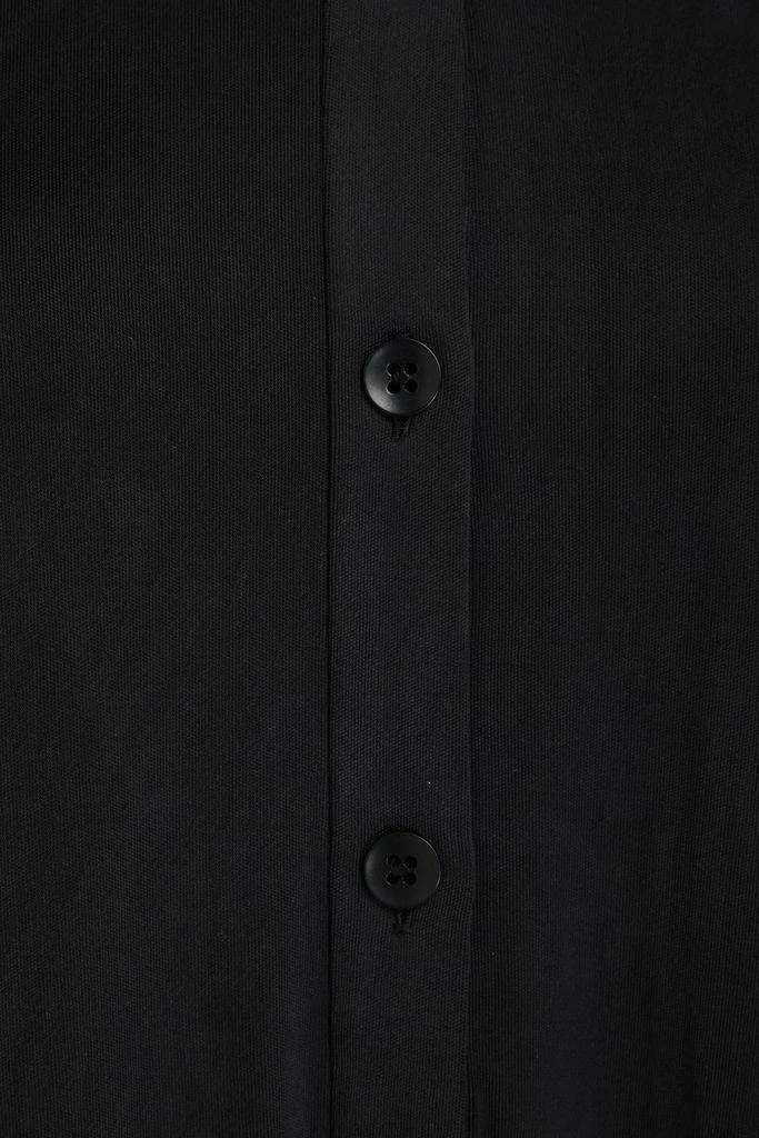 Tibi Cupro-blend jersey shirt 4