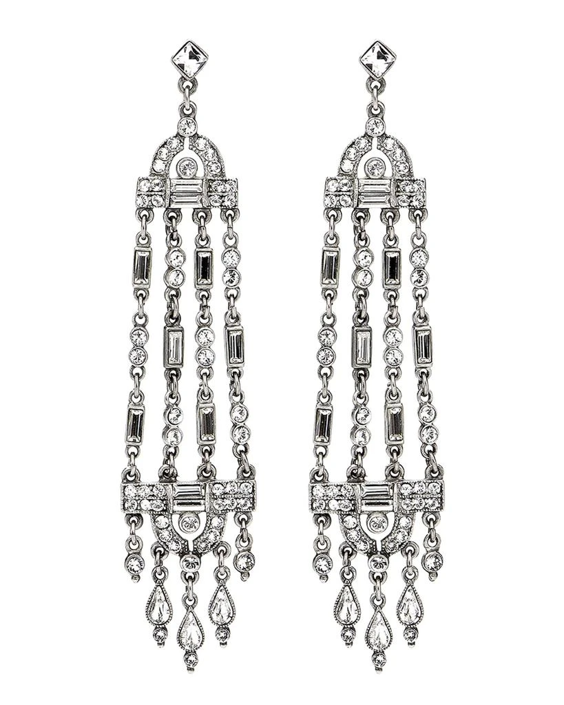 BEN-AMUN Multi-Strand Crystal Drop Earrings 1