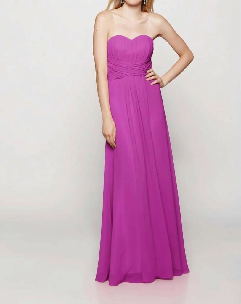 Strapless Empire Waist Cutout Maxi Dress with Covered Button Detail On Sale Now with Up to 11% Off | Discover Exclusive Deals & Savings at BeyondStyle Authentic Dessy Collection women|clothing|dresses Strapless Empire Waist Cutout Maxi Dress with Covered Button Detail On Sale Now with Up to 11% Off | Discover Exclusive Deals & Savings at BeyondStyle Authentic Dessy Collection women|clothing|dresses