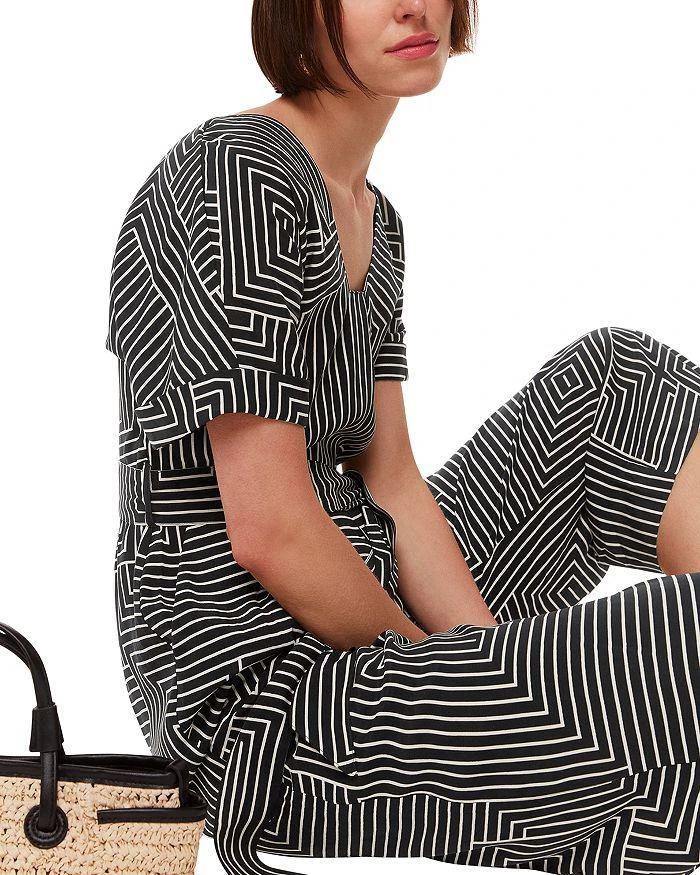 Whistles Angled Stripe Jumpsuit 5