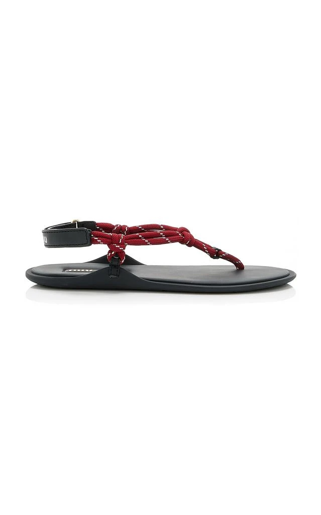 Miu Miu Miu Miu - Rope Sandals - Red - IT 38 - Moda Operandi 1