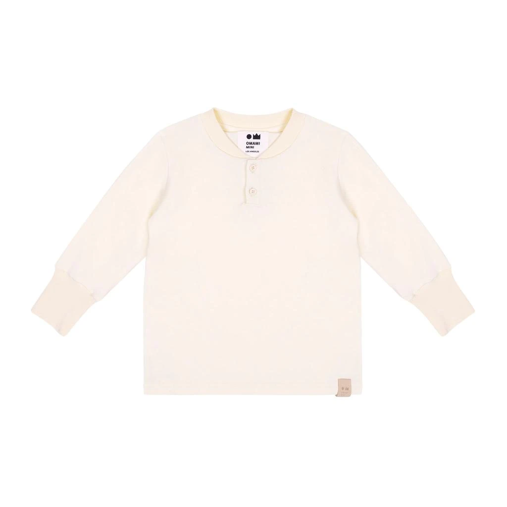 Omamimini Kids Long Sleeve Henley 1