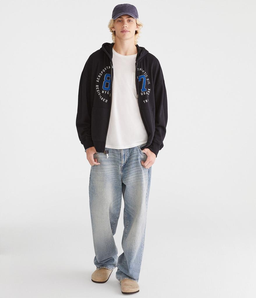 Aeropostale 87 Circle Full-Zip Hoodie