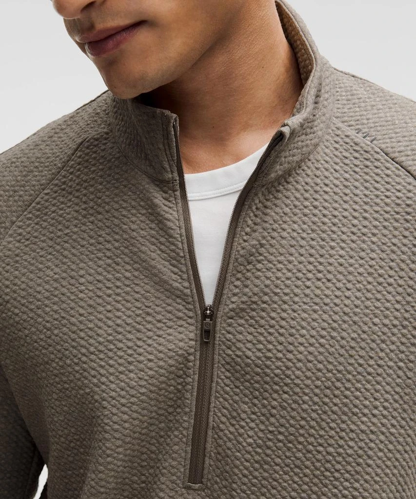 Lululemon Textured Double-Knit Cotton Half Zip 22