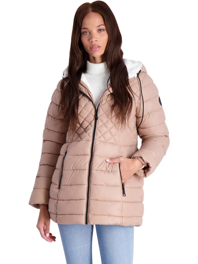 Steve Madden Cozy Lined Glacier Shield Womens Cozy Quilted Glacier Shield Coat 9