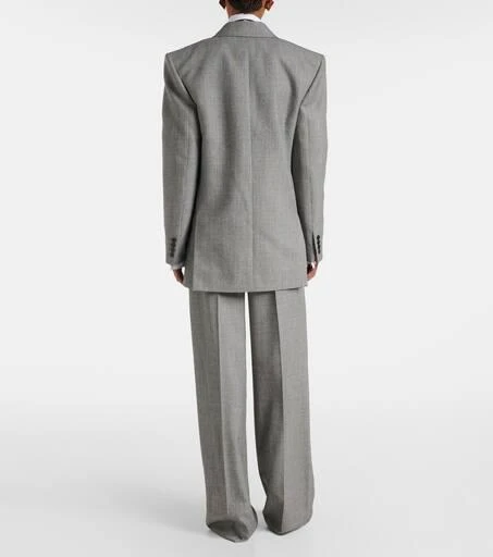 Yves Saint Laurent Double-breasted wool twill blazer 3