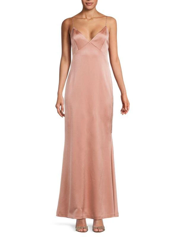 Alice + Olivia Julietta V Neck Gown 1