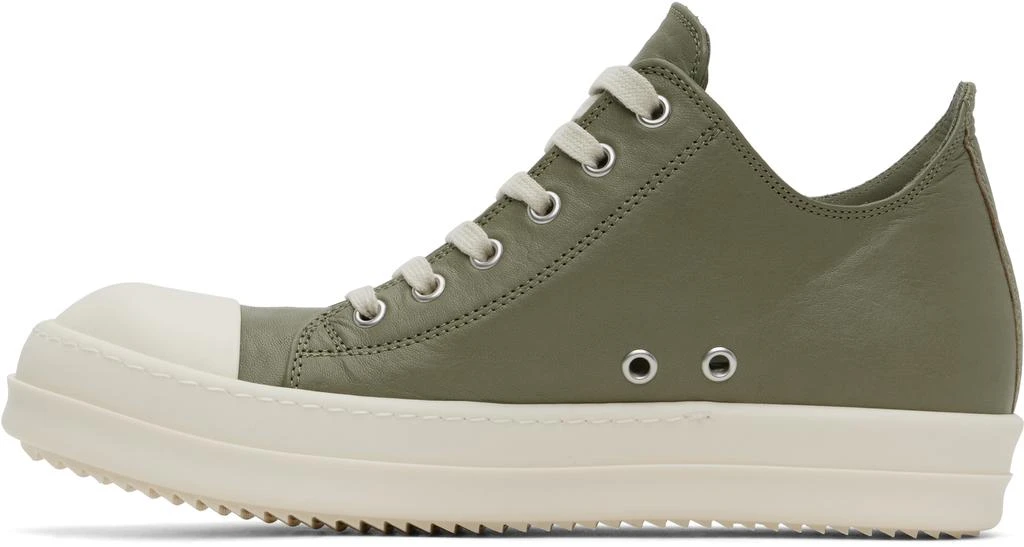 Rick Owens Green Hollywood Low Sneakers 3