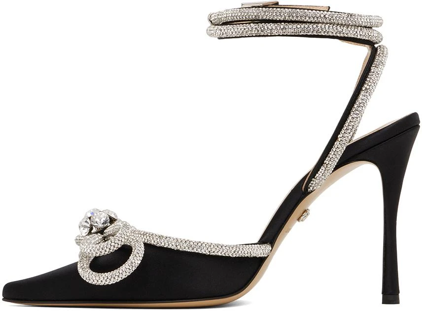 Mach & Mach Black Double Bow High Heels 3