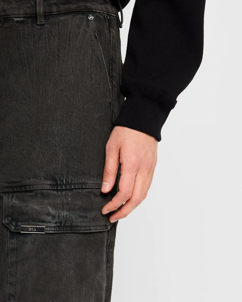 RTA Men's Wylie Wide-Leg Cargo Jeans 5