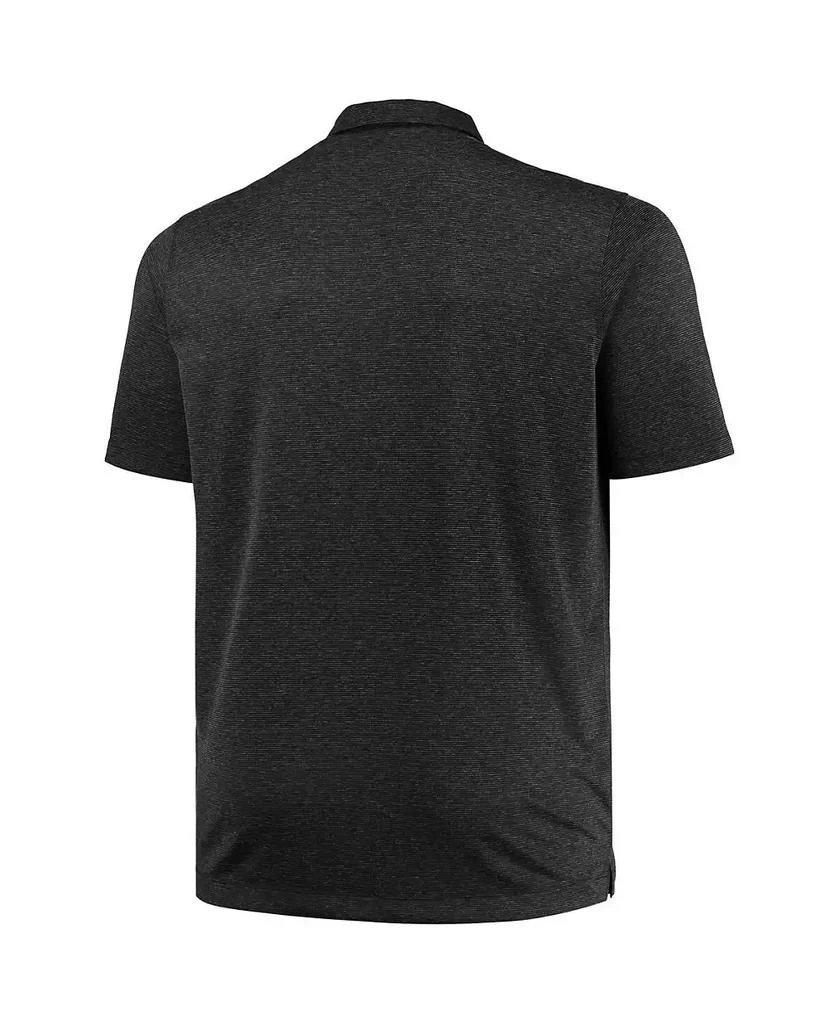NIKE Men's Heathered Black Duke Blue Devils Big and Tall Performance Polo Shirt 3