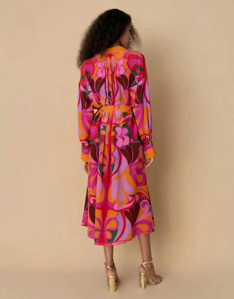 Borgo de Nor Borgo De Nor - Camila Crepe Midi Dress 4