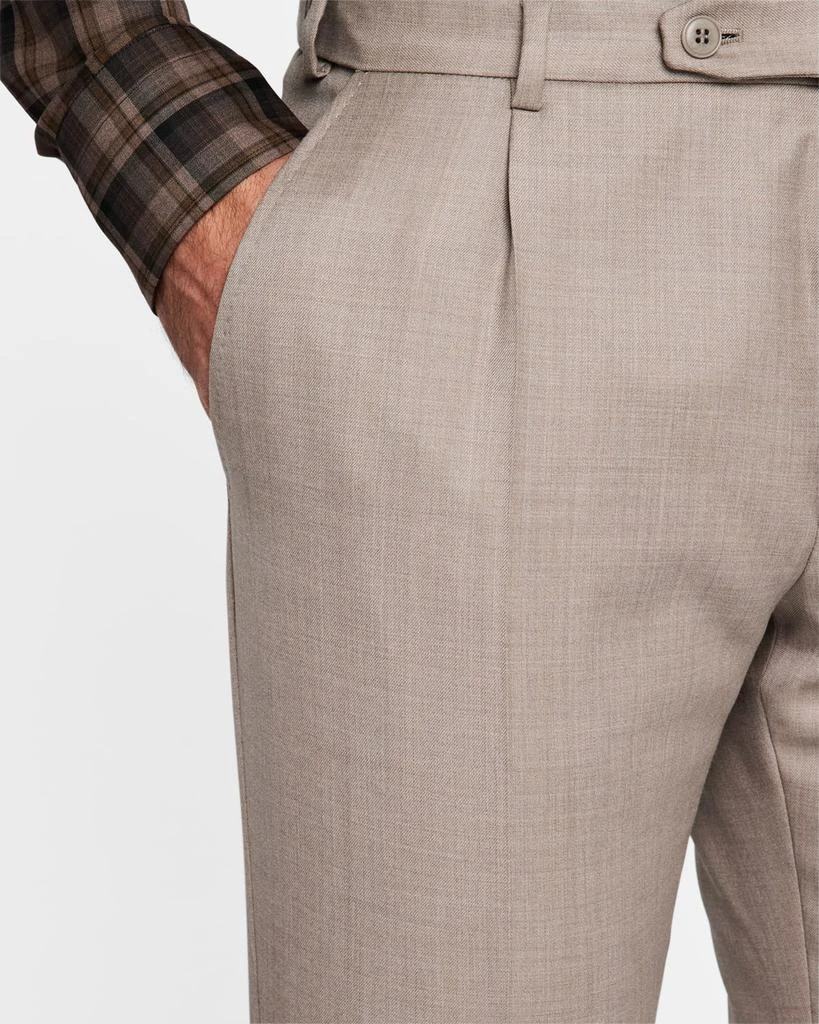 Brioni Men's Wool Twill Trousers 5
