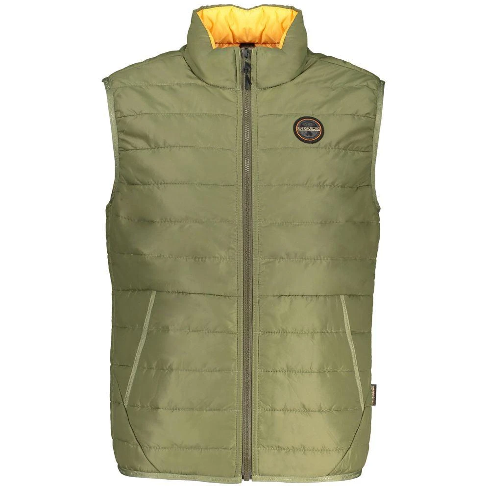 NAPAPIJRI Sleeveless Contrast Detail Zip Men's Jacket 1