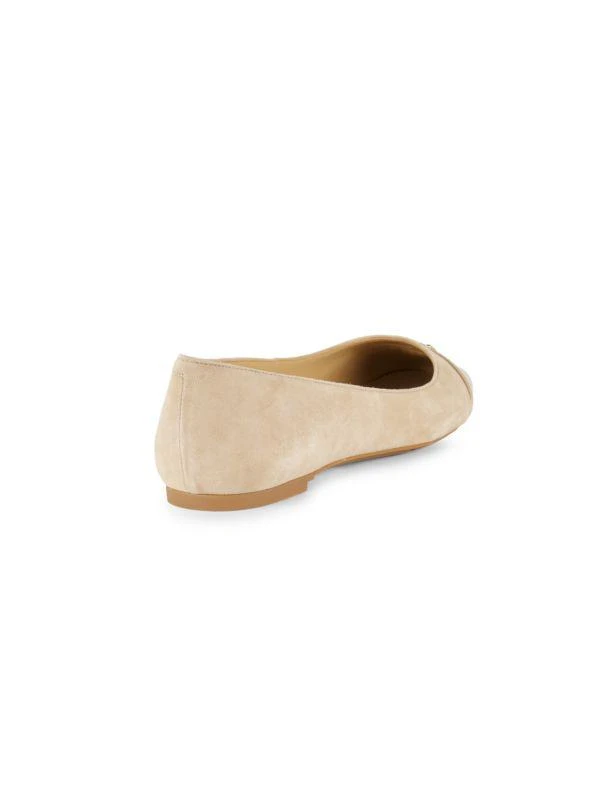 Michael Kors Verity Logo Suede Ballet Flats 3