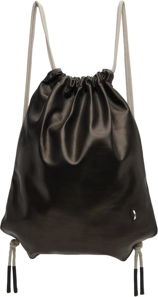 Rick Owens Black 
Off-White Concordians Drawstring Backpack 1