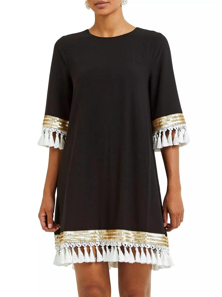 Mestiza New York Shimmy Tassel A-Line Dress 3