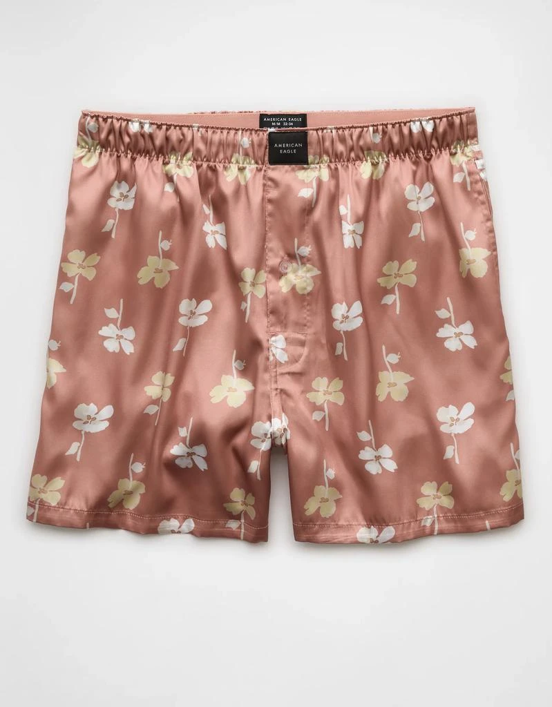AE AEO Men's Floral Satin Pocket Boxer Short 3