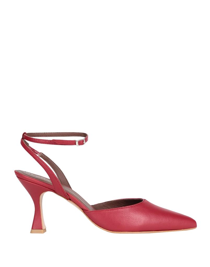 Yves Saint Laurent Zeppe La Scandale in satin rust color