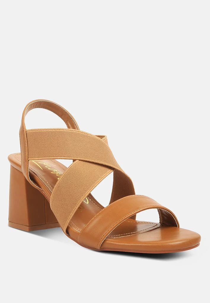 London Rag comfortable straps block heel sandals 2