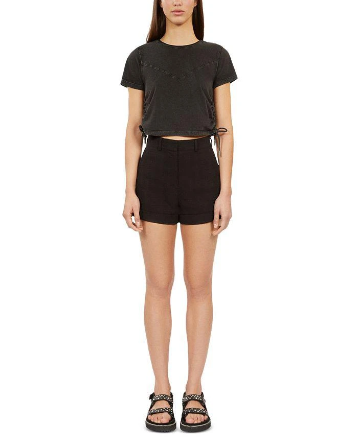 The Kooples Cotton Side Lace Tee 2