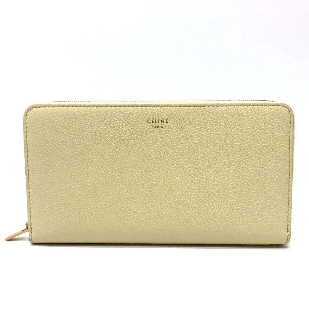 Celine Leather Long Wallet (Bi-Fold) (Pre-Owned)