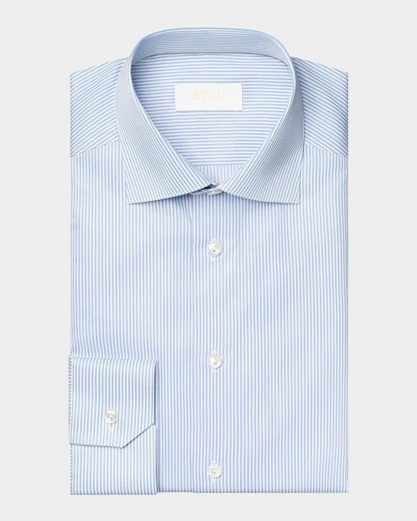 Eton Men's Stripe Twill Contemporary-Fit Dress Shirt 3
