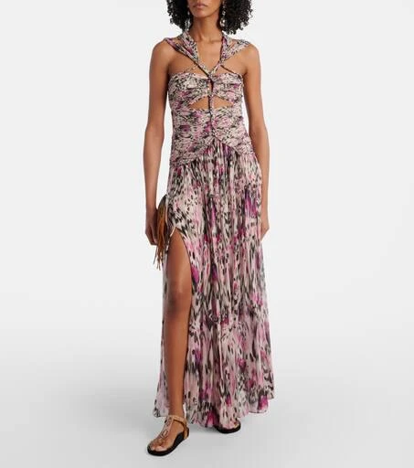 Isabel Marant Enore embroidered suede sandals 3