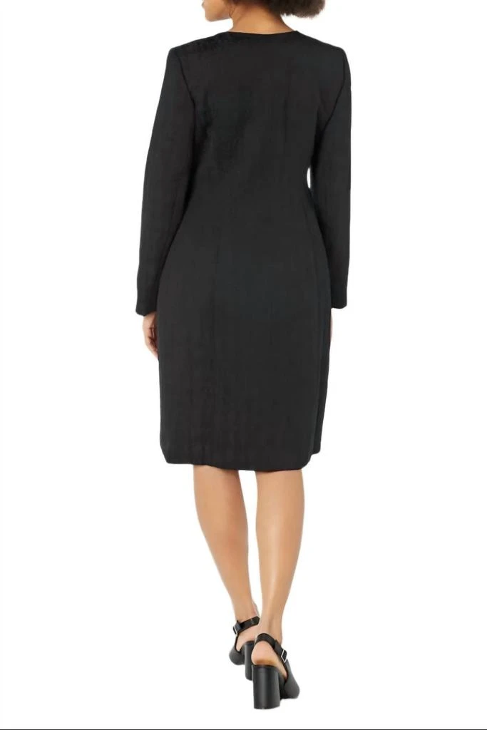 Le Suit Le Suit - Scoop Neck Sleeveless Dress With Front Jacket Set 2