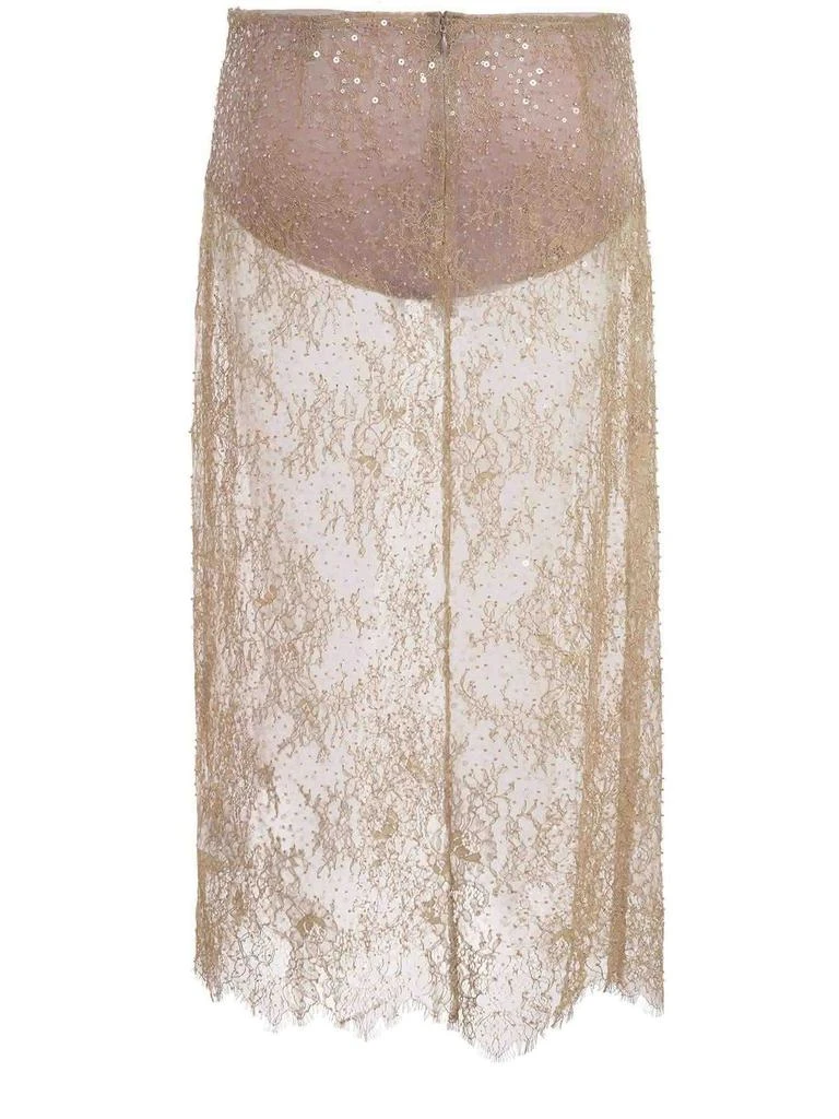 chinese dress ladies Herskind Maxi dress with floral appliqués 'Babel' Beige Women –  MAXIMILIAN.it main image 0