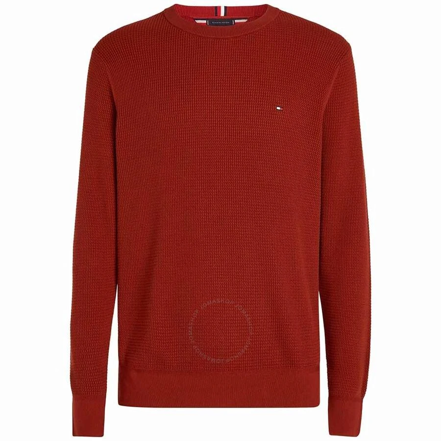Tommy Hilfiger Waffle Knit Crew Neck Jumper 1