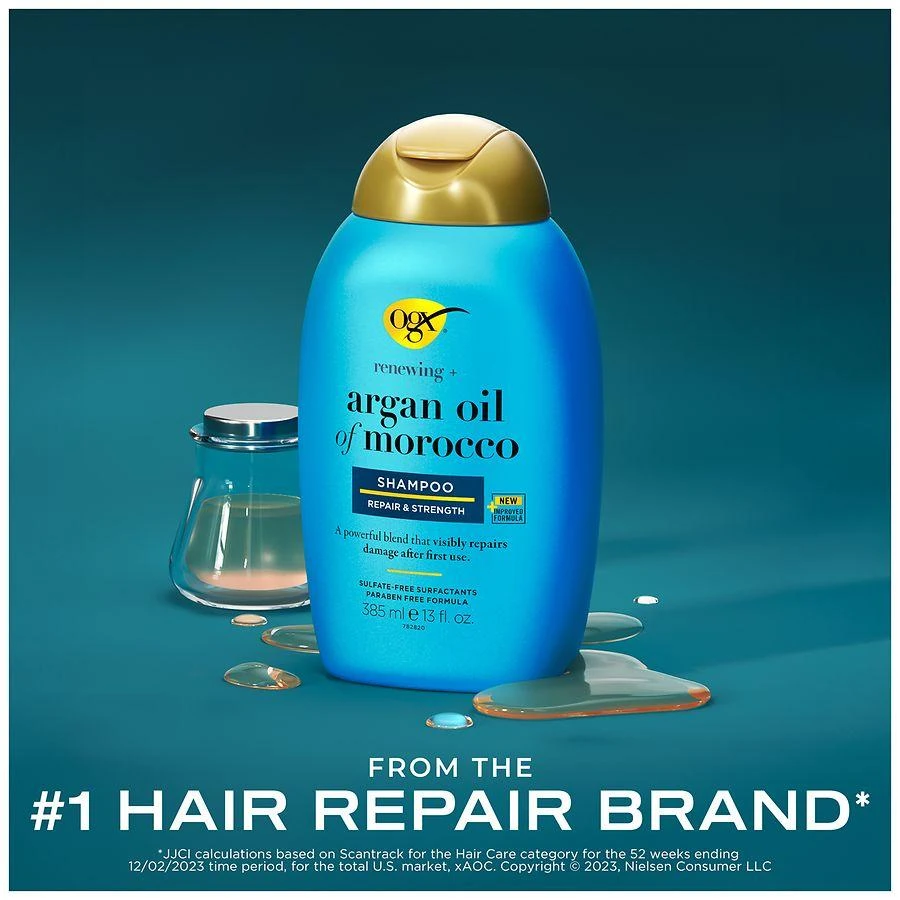 OGX Renewing + Argan Oil of Morocco Hydrating Hair Shampoo Citrus-Fresh, Floral-Green, & Woody 6