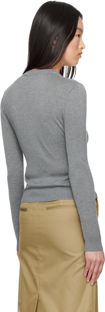 ★新品未使用★gypsohila V Neck Sweat Lightgray Yigetop Oversized Sweatshirt for Women, Women's Autumn