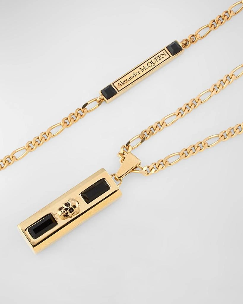Alexander McQueen Men's Twin Jewel Necklace 3