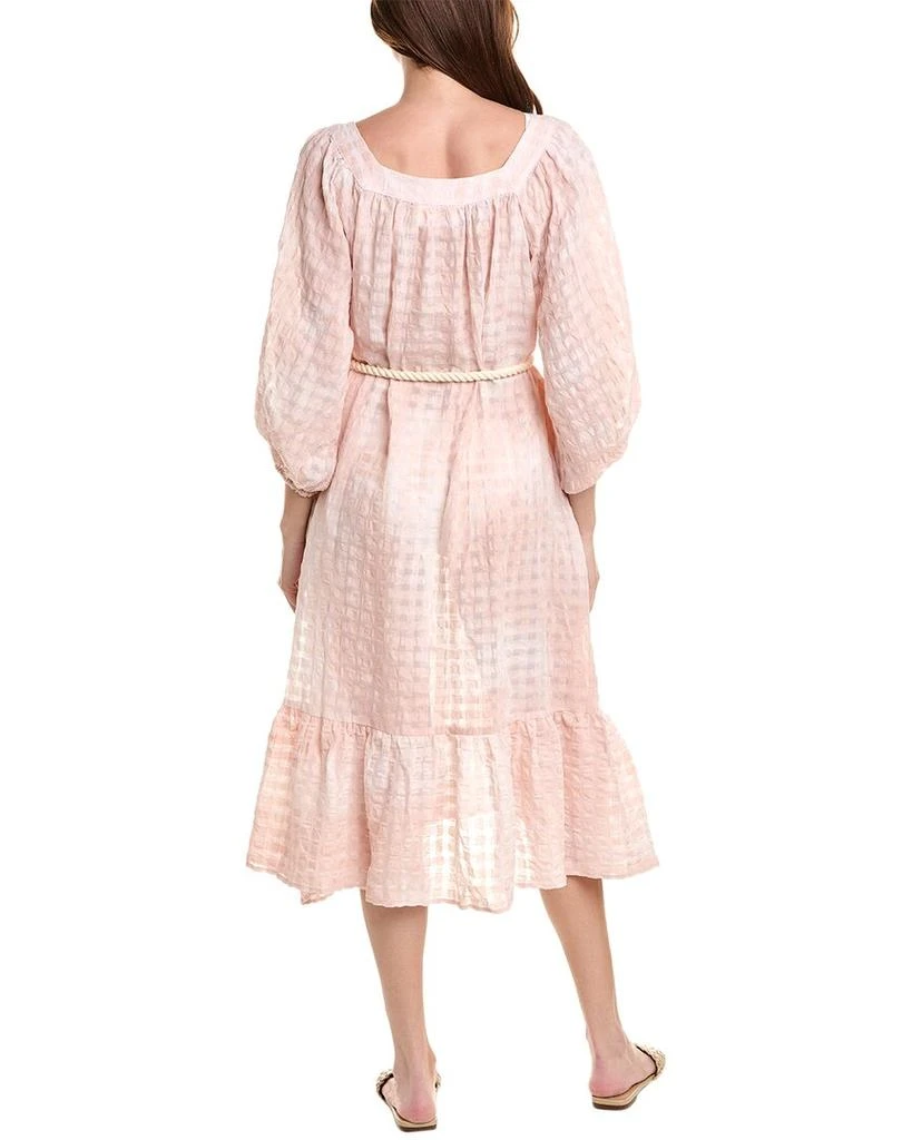 LISA MARIE FERNANDEZ Laure Linen-Blend Maxi Dress 2