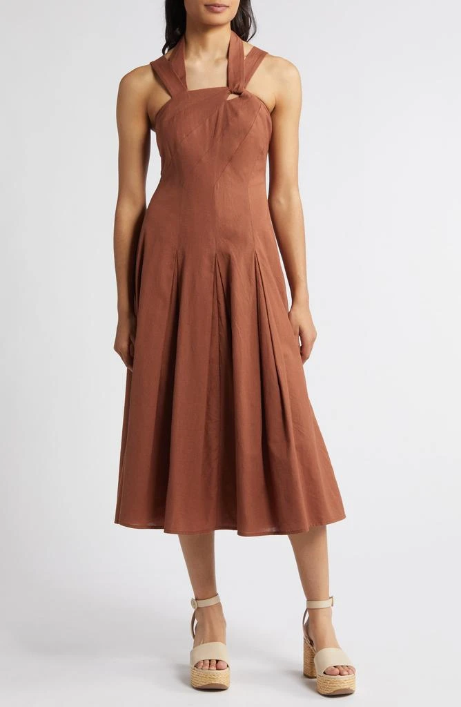 Du Paradis Positano A-Line Midi Dress 1