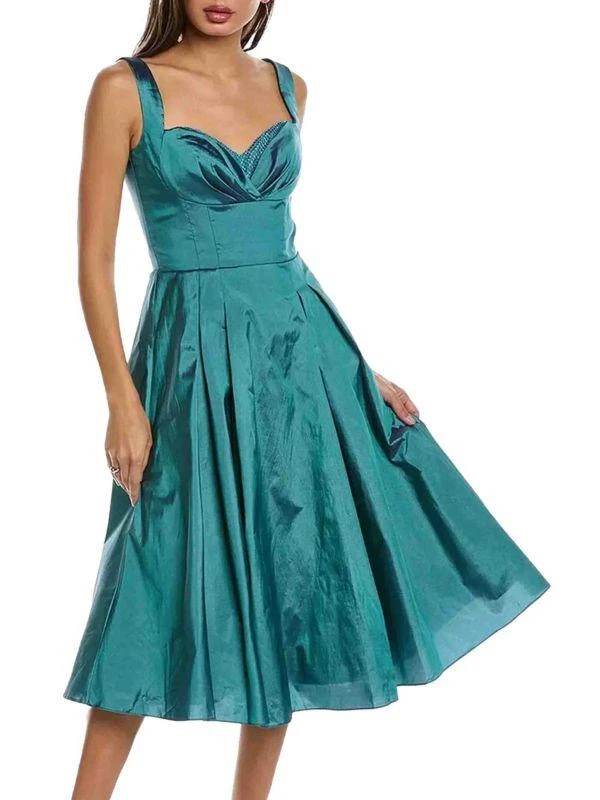 Rene Ruiz Collection Fit & Flare Taffeta Cocktail Dress 1