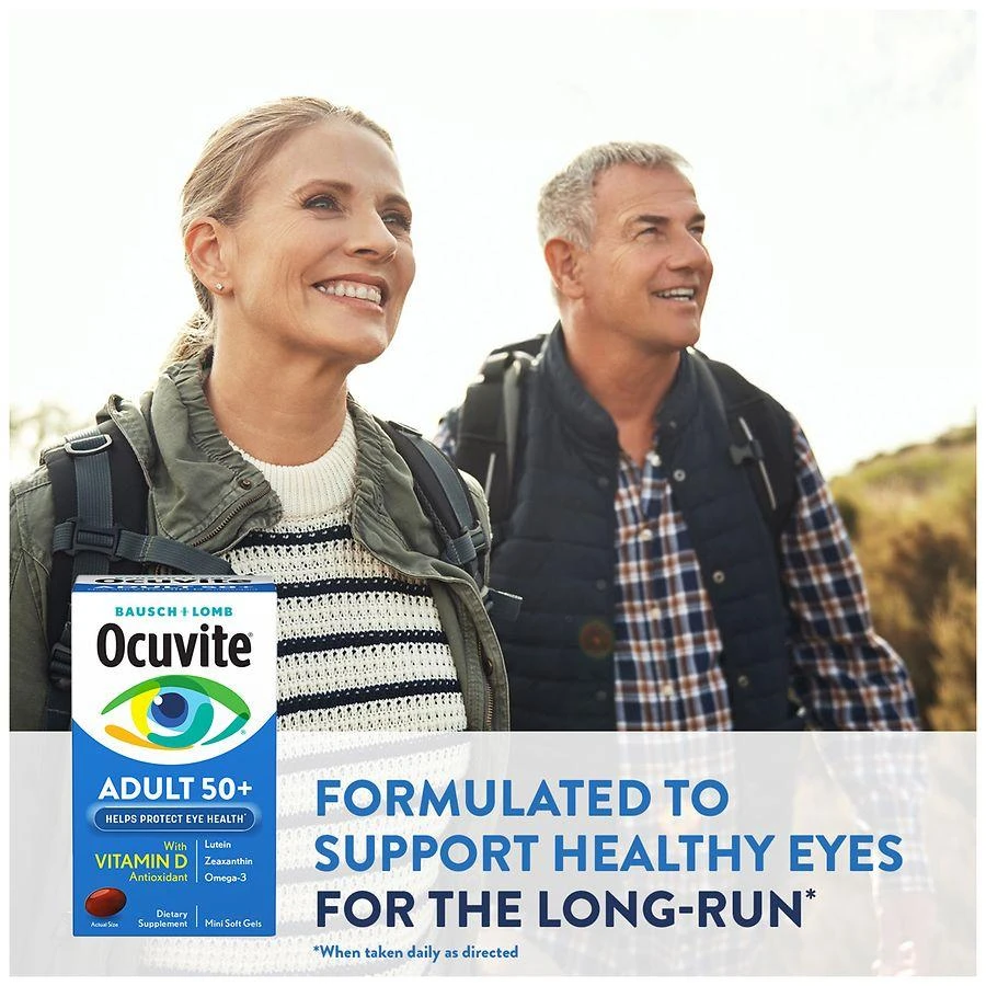 Ocuvite Adult 50+ Eye Vitamins and Mineral Supplements  Soft Gels 7