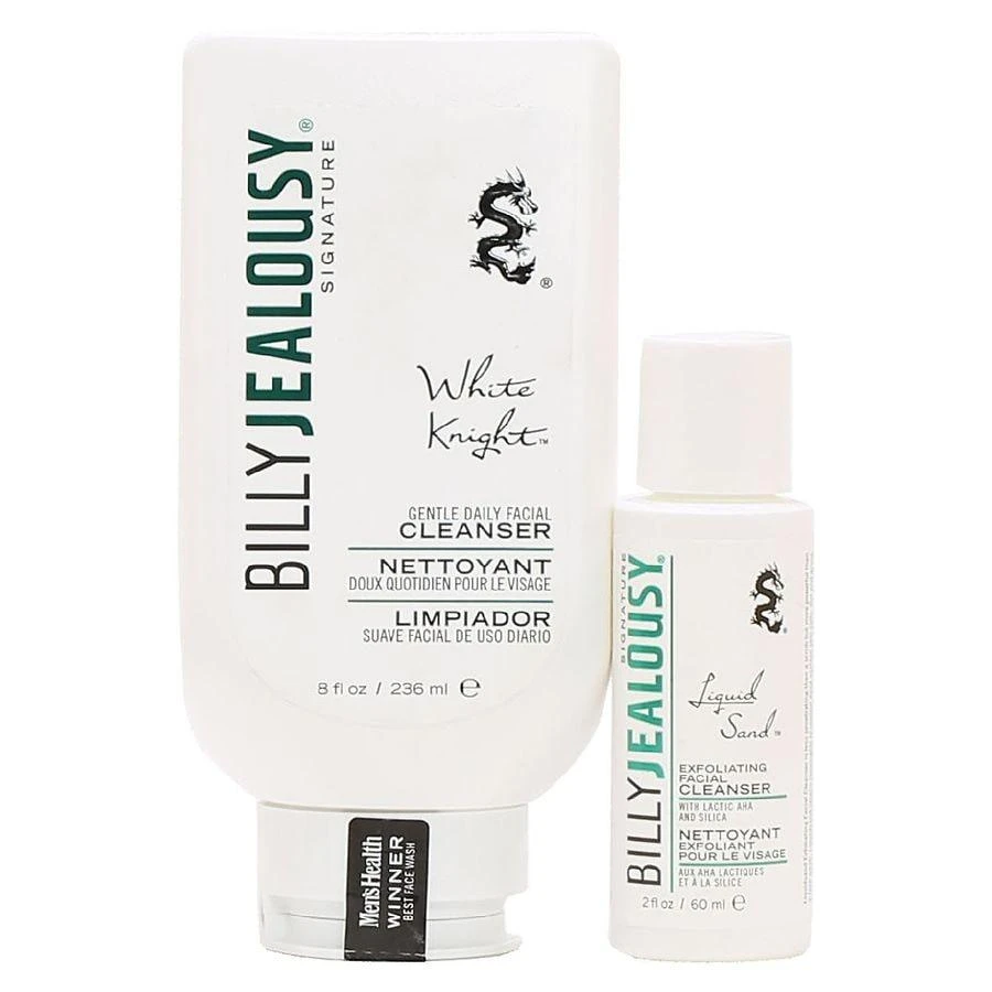 Billy Jealousy Duo White Knight Facial Cleanser & Liquid Sand Facial Cleanser 1