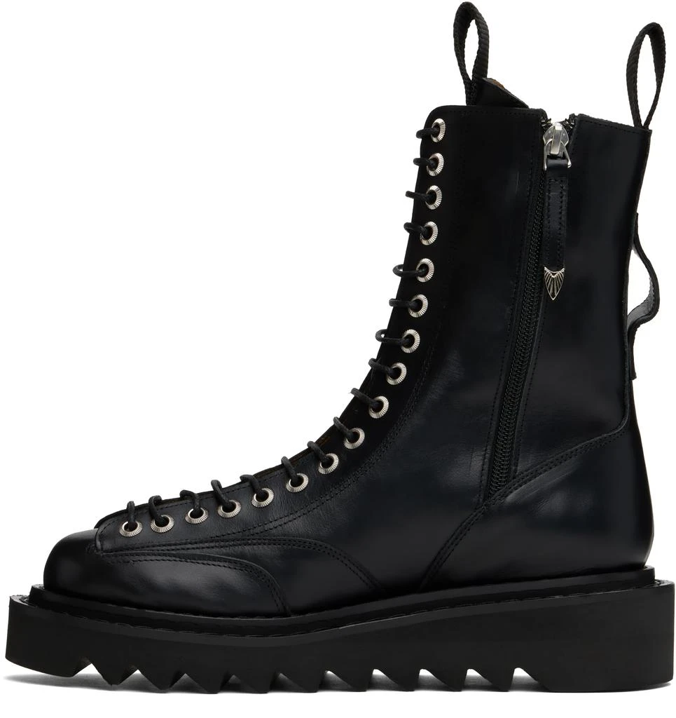 Toga Virilis Black Lace-Up Boots 3