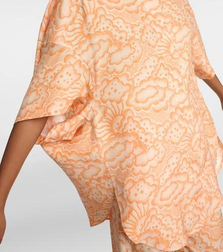 Stella McCartney Printed silk blouse 6