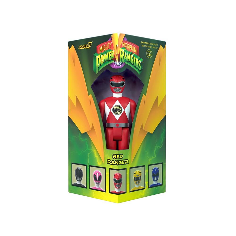 Super 7 Mighty Morphin Power Rangers Reaction SDCC 2023 - Red Ranger Triangle Box SDCC 2023