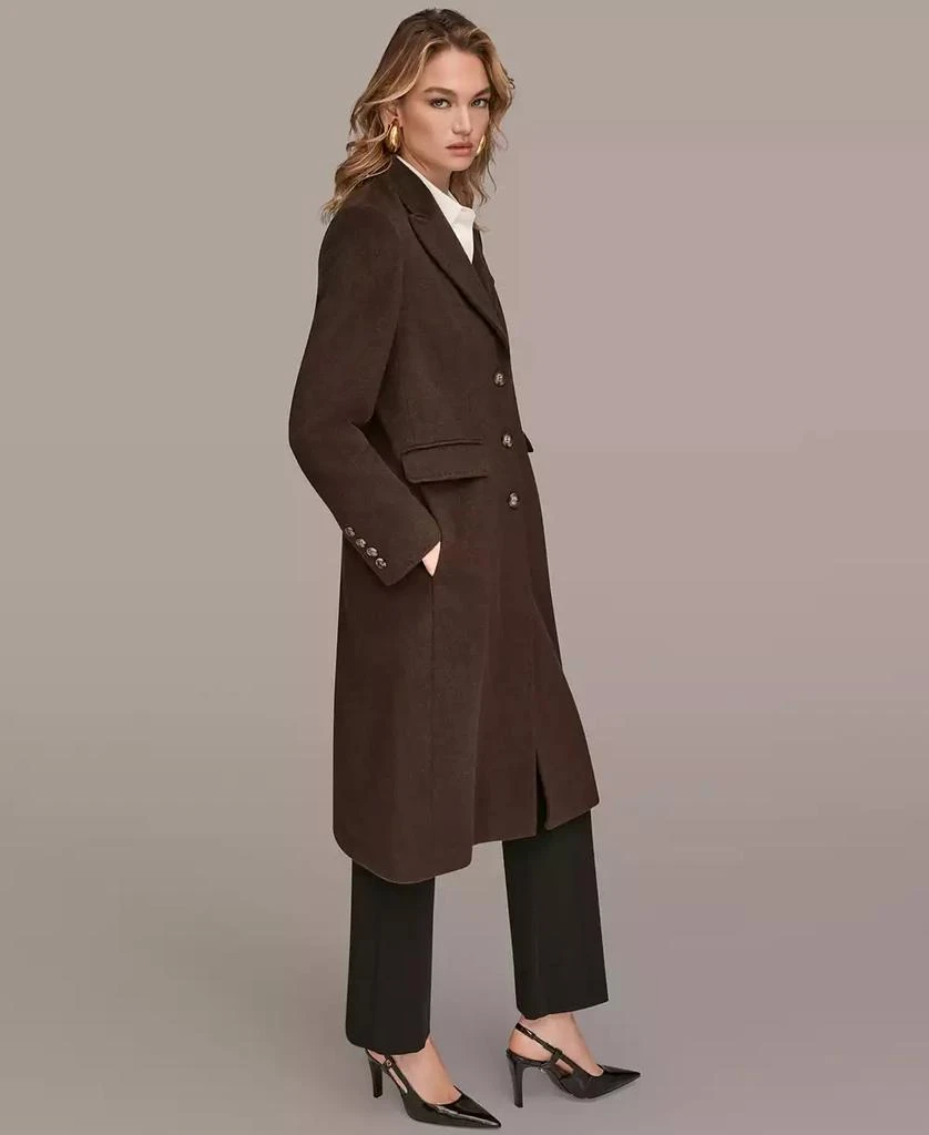 Donna Karan Women
s Single-Breasted Stitch Trimmed Coat 3