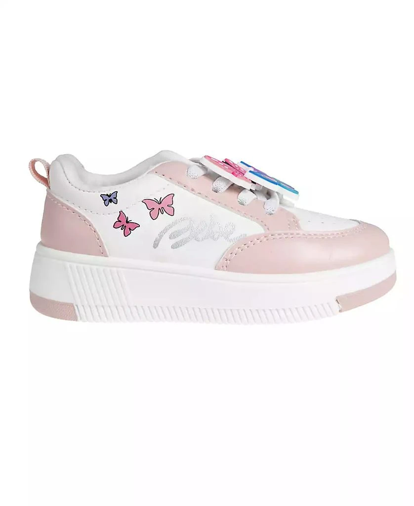 Bebe Toddler Girls Butterfly Lace Charms with Court Sneakers 2