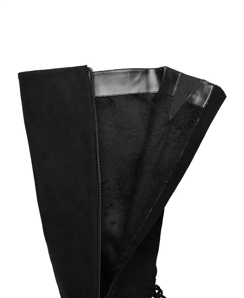Journee Collection Women's Leeda Lace Up Detail Knee High Boots 6