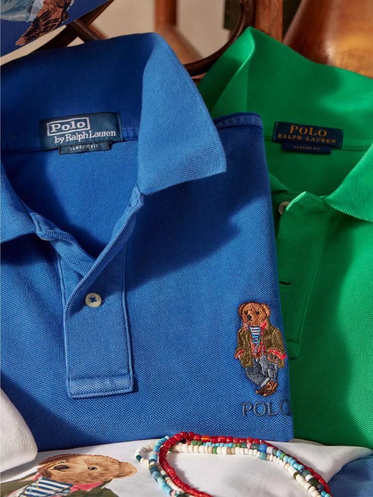 Polo Ralph Lauren Classic Fit Polo Bear Mesh Polo Shirt 6